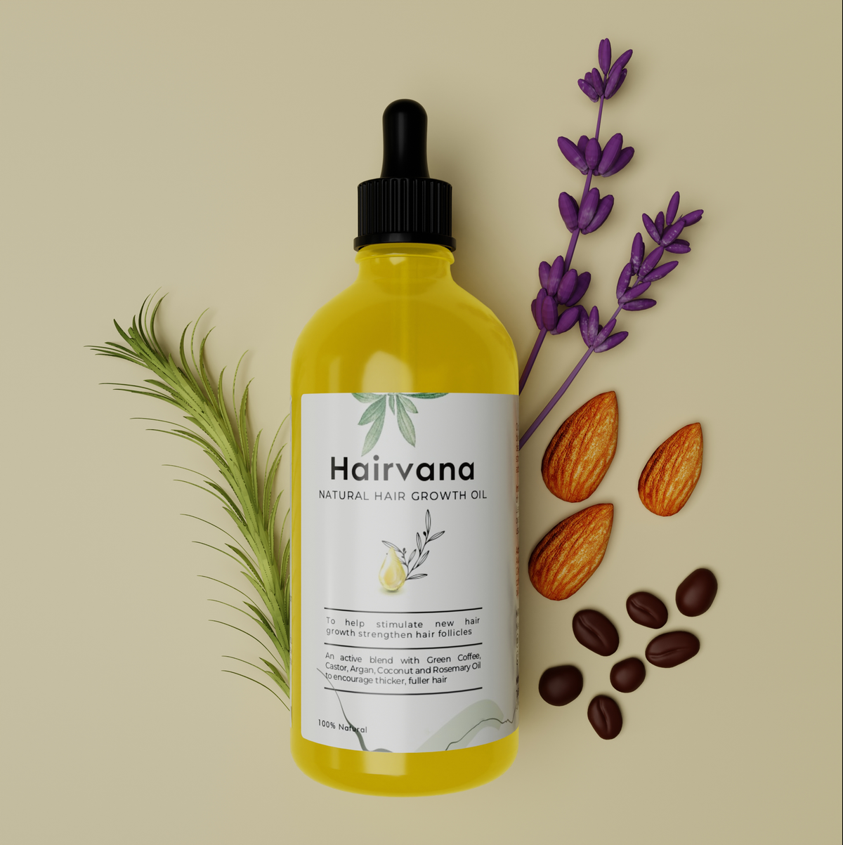 Natural Hair Growth Oil (Buy 1 Get 1 Free)